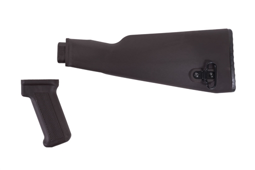 Picture of Arsenal Intermediate Length Plum Buttstock and Pistol Grip Set for Milled Receivers AK-008PML