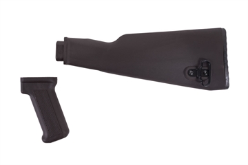 Picture of Arsenal Intermediate Length Plum Buttstock and Pistol Grip Set for Milled Receivers AK-008PML
