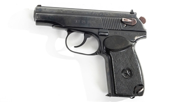 Picture of Arsenal KT252031 9x18mm Makarov 8 Round Bulgarian Pistol 1985 MK-101-BL