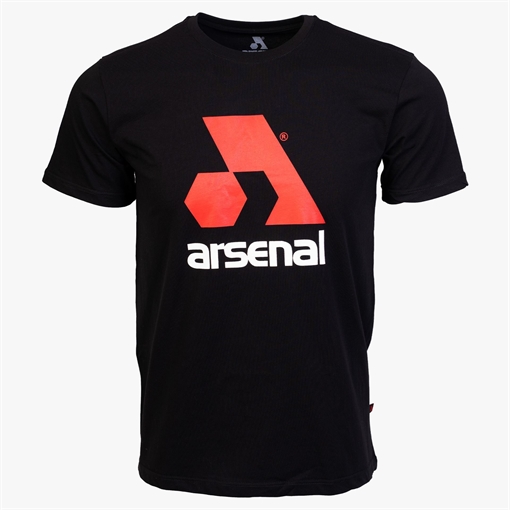 Picture of Arsenal Large Black Cotton Relaxed Fit Logo T-Shirt ARS-T3-BK-L