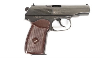 Picture of Arsenal Makarov 8 Round Bulgarian Pistol 9x18mm Brown Grip MK-101-4