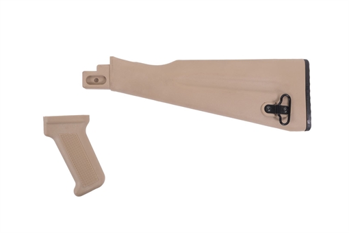 Picture of Arsenal NATO Length Desert Sand Stock Set for Stamped Receivers AK-008DUS