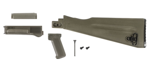 Picture of Arsenal NATO Length OD Green Polymer Stock Set for Stamped Receivers AKGSL-K