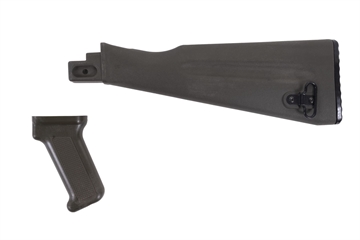 Picture of Arsenal OD Green NATO Length Buttstock and Pistol Grip Set for Stamped Receivers AK-008GSL