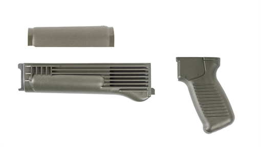 Picture of Arsenal OD Green Polymer Handguard and SAW Style Pistol Grip Set for Milled Receiver AK-402GUSM
