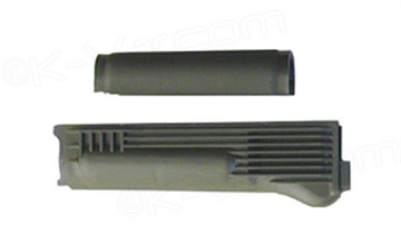 Picture of Arsenal OD Green Polymer Handguard Set with Stainless Steel Heat Shield for Stamped Receivers AK-404GUS
