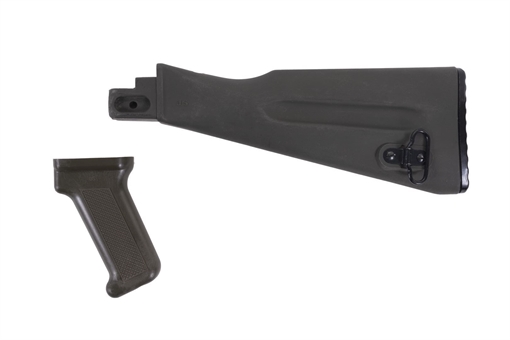 Picture of Arsenal OD Green Warsaw Length Stock Set for Stamped Receivers AK-008GUSW