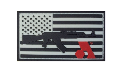 Picture of Arsenal PVC Velcro Arsenal Patch American Flag with Rifle PATCH-ARSENAL