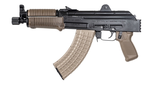Picture of Arsenal SAM7K AK Pistol 7.62x39mm FDE US Furniture 30rd Mag Hard Case SAM7K-56FDE