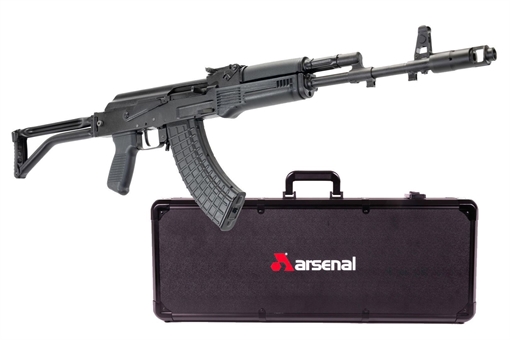 Picture of Arsenal SAM7SF 7.62x39 AK-47 Black Rifle with Hard Case CNC Foam TSA Locks SAM7SF-84E-CASE-