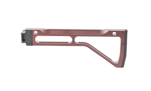 Picture of Arsenal Side Folding Plum Stock Assembly Machined Hard Anodized Aluminum AK-227P
