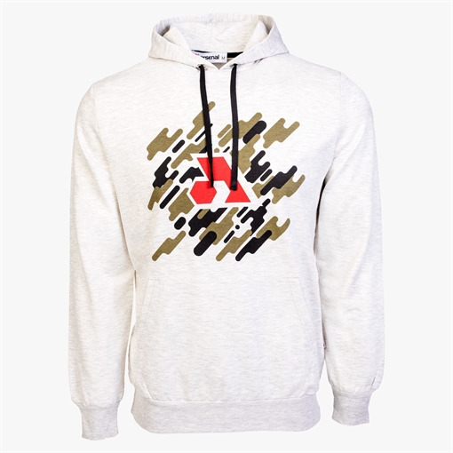 Picture of Arsenal Small Gray Cotton-Poly Relaxed Fit Graphic Pullover Hoodie ARS-H6-GR-S