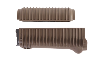 Picture of Arsenal US FDE Ribbed Krinkov Handguard Set Stamped Receiver KR-HGFDE