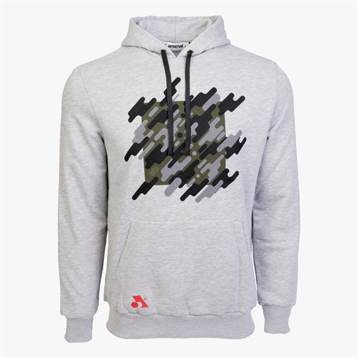 Picture of Arsenal X-Large Beige Cotton-Poly Relaxed Fit Graphic Pullover Hoodie ARS-H5-BG-XL