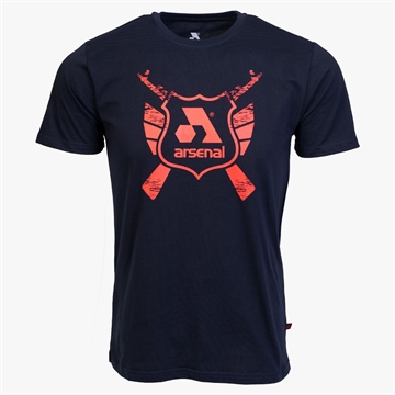 Picture of Arsenal X-Large Blue Cotton Relaxed Fit Classic T-Shirt ARS-T1-BL-XL