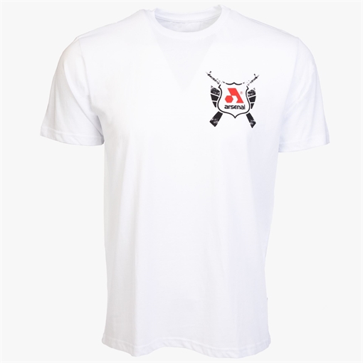 Picture of Arsenal X-Large White Cotton Relaxed Fit Classic T-Shirt ARS-T2-WT-XL