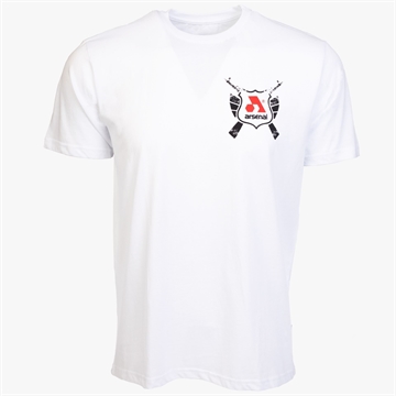 Picture of Arsenal X-Large White Cotton Relaxed Fit Classic T-Shirt ARS-T2-WT-XL