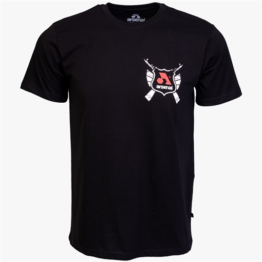Picture of Arsenal XX-Large Black Cotton Relaxed Fit Classic T-Shirt ARS-T2-BK-XXL