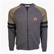 Picture of Arsenal XX-Large Gray / Khaki Cotton-Poly Standard Fit Classic Crew Zip-Up Jacket ARS-J1-GRKH-XXL