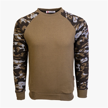 Picture of Arsenal XX-Large Khaki / Camo Series Utility Cotton-Poly Standard Fit Pullover Sweater ARS-S1-KHCM-XXL