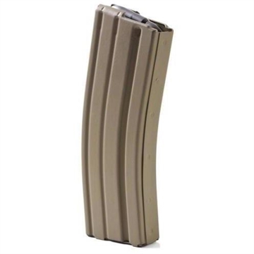 Picture of ASC AR Family Rifle Magazine Black Follower Dark Earth Stainless Steel .223 Remington 30/rd 30-223-SS-FDE-B-ASC