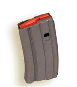 Picture of ASC AR Family Rifle Magazine Orange Follower .223 Rem Aluminum Grey 20/rd 20-223-AL-GM-O-ASC