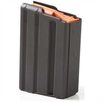 Picture of ASC AR Family Rifle Magazine Orange Follower .223 Remington Black Aluminum 10/rd 10-223-AL-BM-O-ASC
