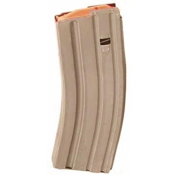 Picture of ASC AR Family Rifle Magazine Orange Follower Dark Earth Stainless Steel .223 Remington 30/rd 30-223-SS-FDE-O-ASC