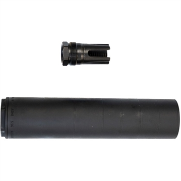Picture of One Horse ASHE 5.56 22 CALIBER HUB COMPATIBLE SUPPRESSOR BLK OH-ASHE556