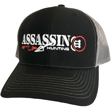 Picture of Assassin Mesh Back Hat Bloodtrail Black/Charcoal OSFA HATBLKCHLARCHMESH