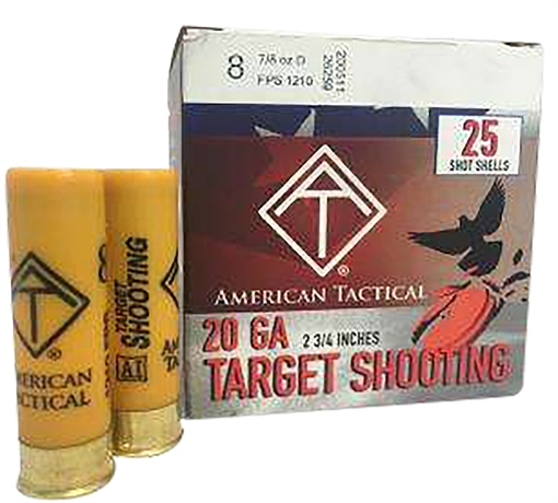 Picture of ATI TARGET LOAD AMO 20GA #8 7/8 OZ 2.5 DRAM 2 3/4" 25RD/BOX (10 BOXES PER CASE) ATIAC20T8