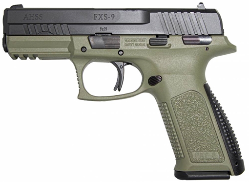Picture of ATI AGAOGLU FXS-9 HGA 9MM 4.1IN BBL GREEN 10RD ATIGFXS910GRN