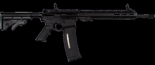 Picture of ATI ALPHA MAXX 5.56 16" BBL 13" MLOK RAIL BLACK 1-60RD MAG & FLIP UP SIGHTS GAX55613ML60-S