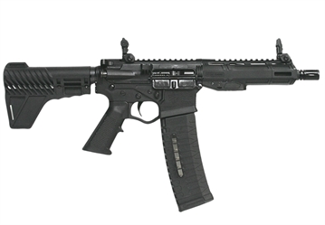 Picture of ATI Alpha Maxx 5.56x45mm 60+1 7.50" Black Threaded Barrel, Polymer M-LOK Handguard, Black Polymer Stock ATIGAX5567ML60