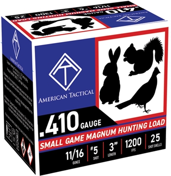 Picture of ATI .410ga 3" Hunting Load Shotgun Shells - #5 11/16 oz. 1150 fps 1 Case (10 boxes/250rds) ATIAC41035C