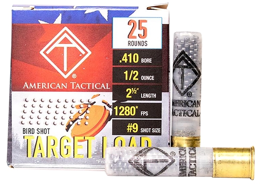 Picture of ATI Target Load 410Gauge 2.5" 1/2oz 9Shot 25 Per Box/10 Case ATIAC4109