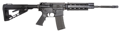 Picture of ATI ATIG15MSQ556P3C Mil-Sport *CA Compliant 5.56x45mm NATO 16" 10+1 Black Hard Coat Anodized 6 Position Rogers Super-Stoc Stock Hellfighter Kit 819644023401