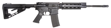 Picture of ATI ATIG15MSQ556P3C Mil-Sport *CA Compliant 5.56x45mm NATO 16" 10+1 Black Hard Coat Anodized 6 Position Rogers Super-Stoc Stock Hellfighter Kit 819644023401