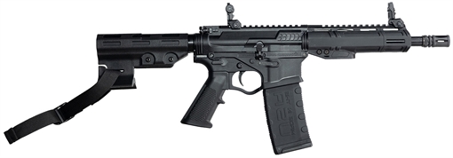 Picture of ATI ALPHA MAXX HGA 300BLK PISTOL 8.5" POLY 7" MLOK, W/BRACE, FLIP UPS 1-30RD MAG GAX3007MLTB ATIGAX3007MLTB