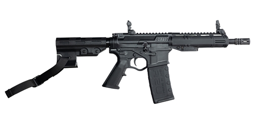 Picture of ATI ALPHA MAXX HGA 5.56 7.5" PISTOL W/7" POLY MLOK HANGUARD F/U SIGHTS W/BRACE GAX5567MLTB ATIGAX5567MLTB
