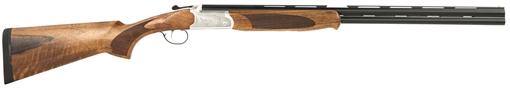 Picture of ATI Cavalry 28 Gauge Break Open 2.75" 2rd, 26" Matte Blued Over/Under Vent Rib Barrel, Silver Engraved Aluminum Receiver, Fixed Oiled Turkish Walnut Walnut Stock ATIGKOF28SVE