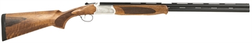 Picture of ATI Cavalry 28 Gauge Break Open 2.75" 2rd, 26" Matte Blued Over/Under Vent Rib Barrel, Silver Engraved Aluminum Receiver, Fixed Oiled Turkish Walnut Walnut Stock ATIGKOF28SVE