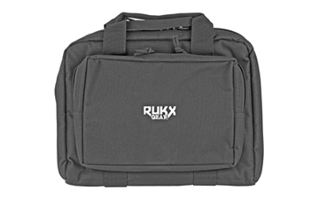 Picture of Rukx Gear Double Pistol Black 600D Polyester Holds 2 Handguns ATICTDPCB