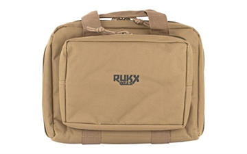 Picture of Rukx Gear Double Pistol Tan 600D Polyester Holds 2 Handguns ATICTDPCT