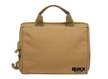 Picture of ATI Double Pistol Case Tan Rukx Gear ATICTDPCT