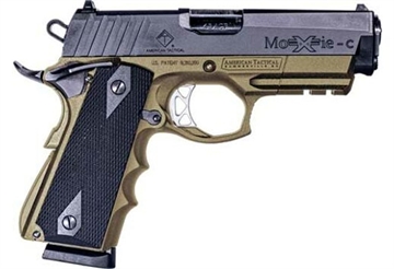 Picture of ATI FXH-45 Moxie Handgun .45 ACP 8rd Magazine 5" Barrel Black Slide FDE Frame and Black Grips ATIGFXH45MFDE
