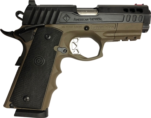 Picture of ATI FXH-45C HGA 45 AUTO 4.25IN BBL 8RD HYBRID PLY FRAME FLAT DARK EARTH STEEL SLIDE BLK ATIGFXH45CFDE