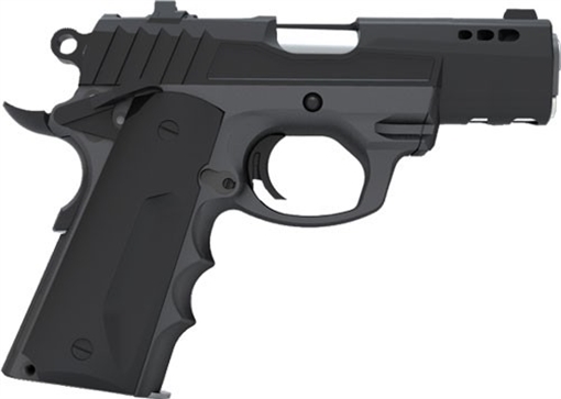 Picture of ATI HGA FXH-9C 9MM 4.25" BBL 10RD HYBRID PLY FRAME STEEL SLIDE BLK ATIGFXH9C