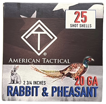 Picture of AMERICAN TACTICAL 20G GAME LOAD #4 1OZ 2.75" 25RD BX 250RD CASE ACL20G4C