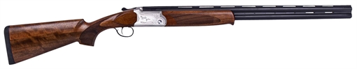 Picture of ATI Cavalry SX 28 Gauge 3" 2rd 26" Blued O/U Barrel, Silver Engraved Rec, Oiled Turkish Walnut Stock, 5 Chokes ATI GKOF28SV